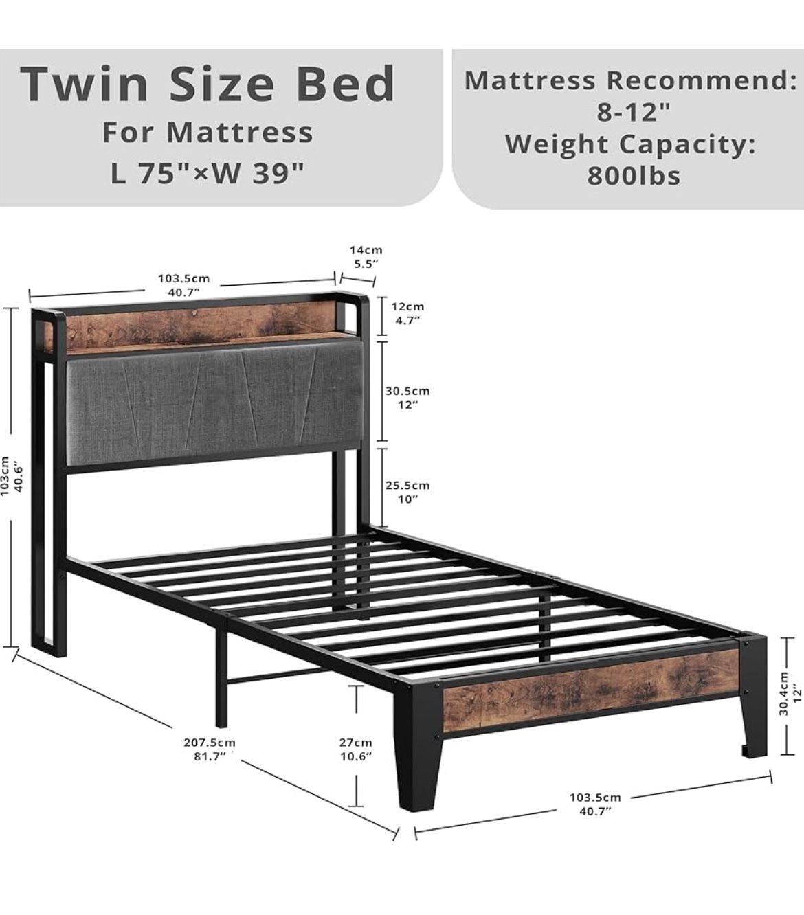 Twin Size Bed Frame