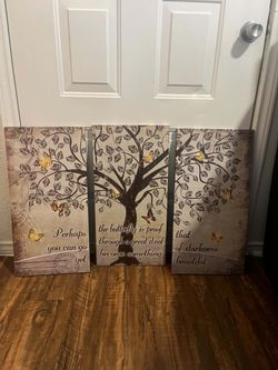 3 piece wall decor