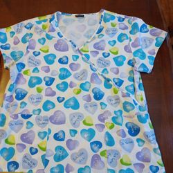 Scrub Tops Size M