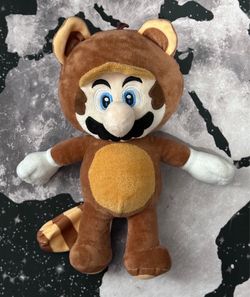Super Mario Tanooki Suit Character Plush