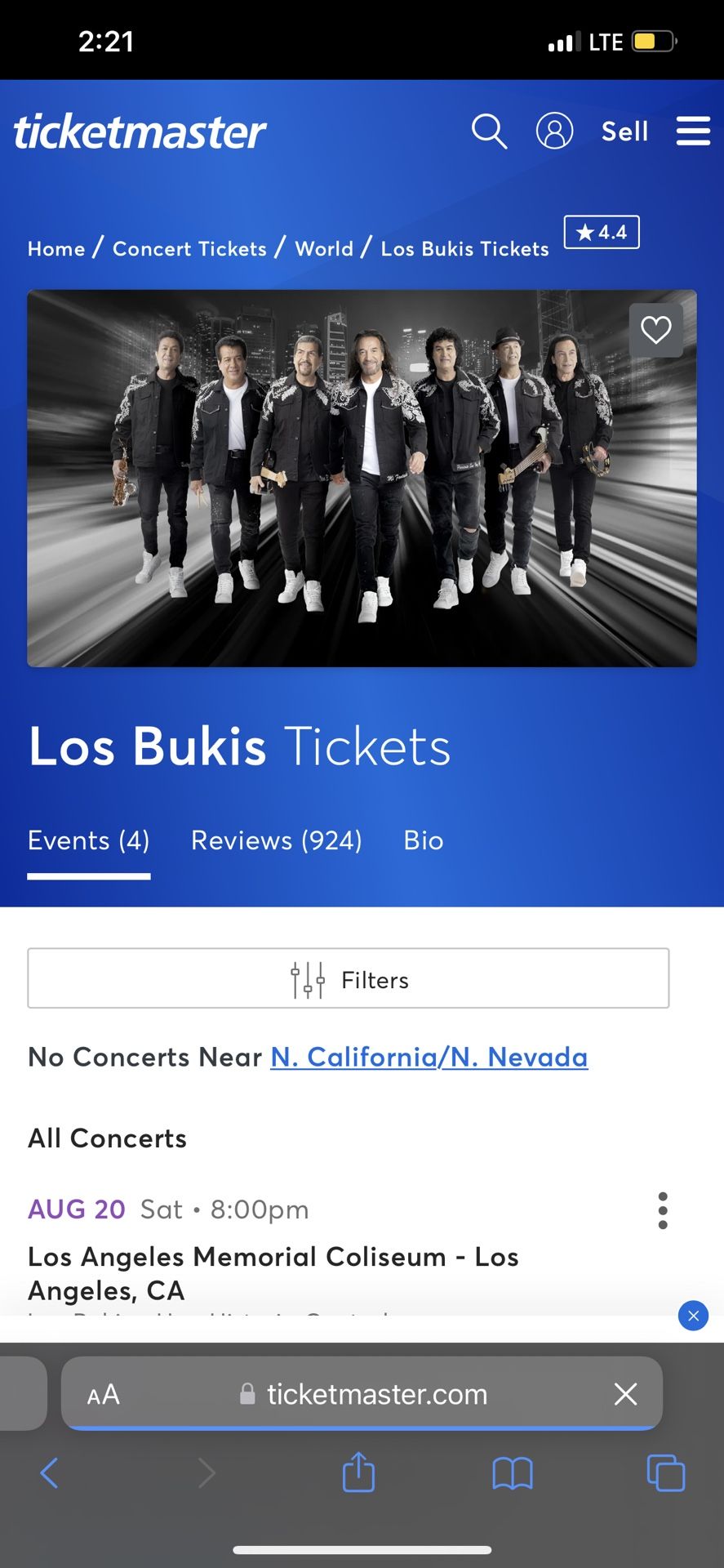 Los Bukis Tonight