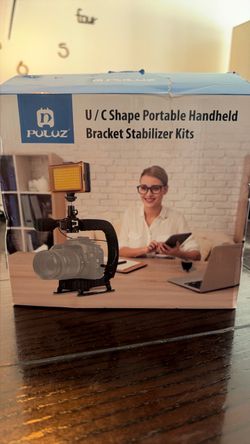 PULUZ U/C Shape Portable Handheld Bracket Stabilizer Kits For Cameras & Phones
