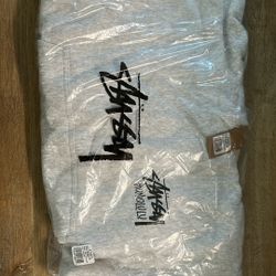 Gray Stussy Honolulu Hoodie Large Unopened