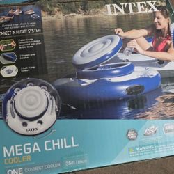 intex connectable intertube (2) and cooler (1)