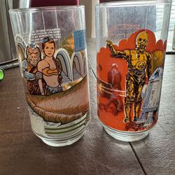 Star Wars Retro Glass Cups 