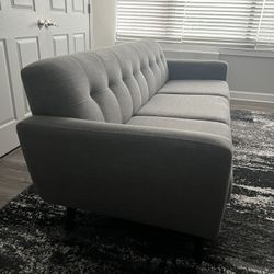 Gray 86” Sofa