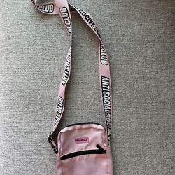 Anti Social Social Club ASSC Shoulder Bag Pink Get Weird $60