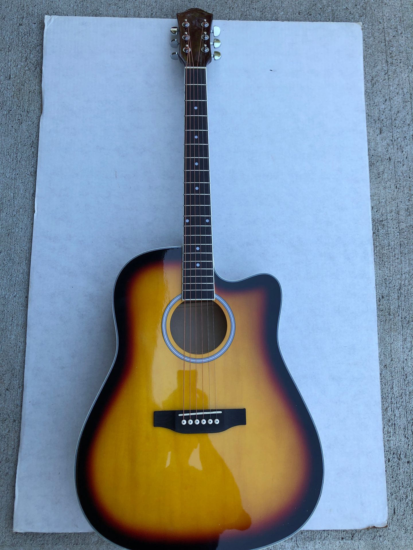 41 inch Acoustic Electric Guitar w/ Amplifier