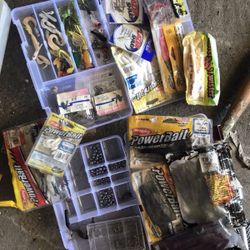 Fishing tackle and boxes