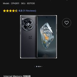 OnePlus 12R 128gb (Sealed)