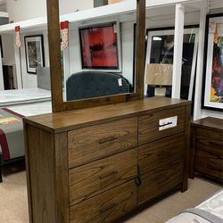 6 Drawer Dresser With Mirror