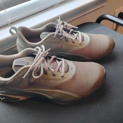 Sz 13 olive green puma shoes