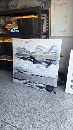 Two pieces of artwork.