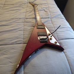 Jackson V Shaped Electric Guitar