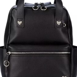 BLACK MICKEY MOUSE ICON FLAIR BACKPACK 