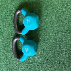 Two 10 Lb Kettle Bells
