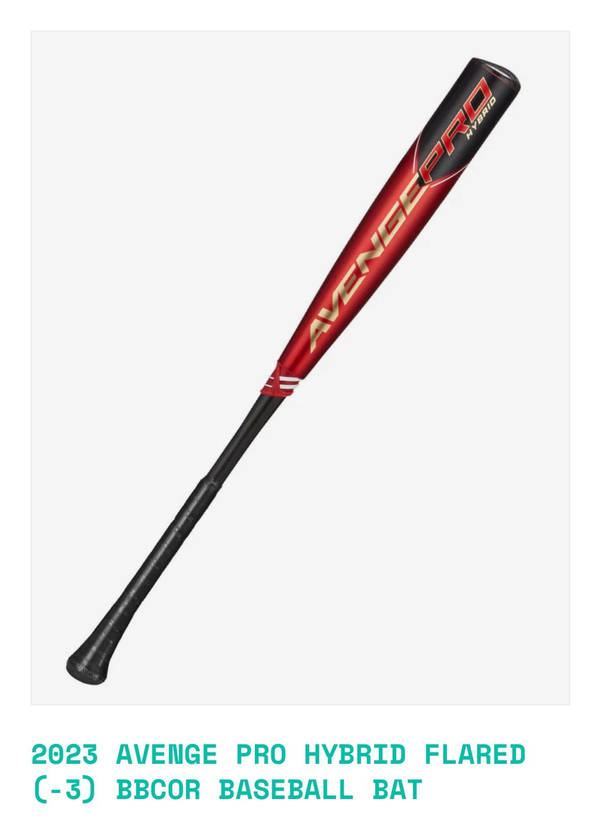 2023 AXE Avenge Pro Hybrid (33in -3) BBCOR Baseball Bat