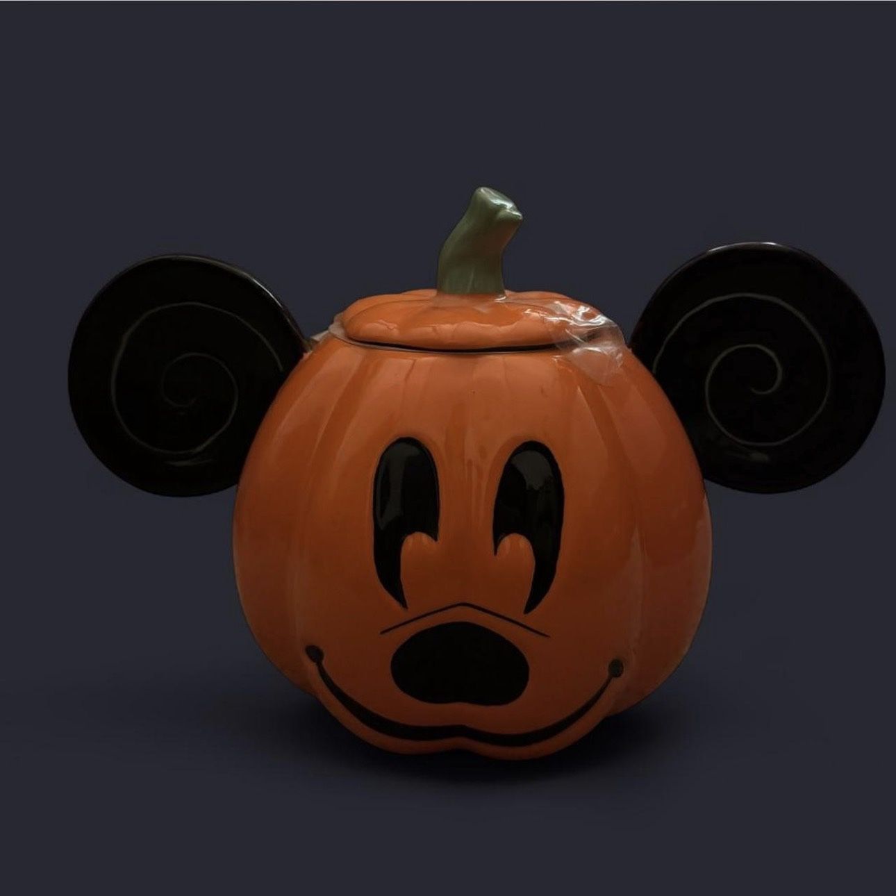 Disney Mickey Mouse Pumpkin Cookie Jar