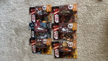 Star Wars carded figures