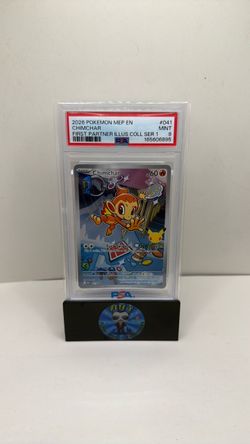 2026 POKEMON MEP PROMO FIRST PARTNER ILLUSTRATION COLLECTION #041 CHIMCHAR PSA 9
