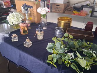 Garage sale party supplies