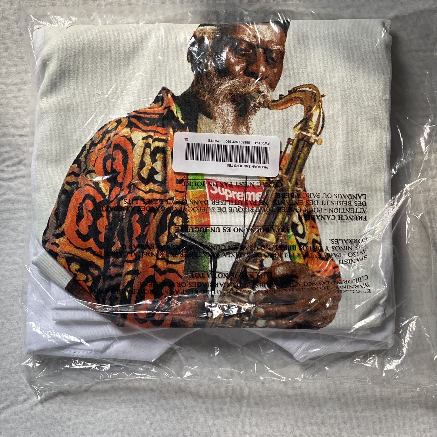 Supreme Pharoah Sanders Tee Supreme Pharoah Sanders Tee - Light Pine