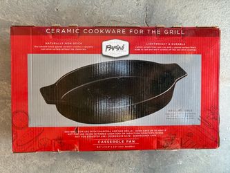 Parini Glazed Ceramic Casserole Pan