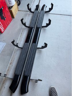 5” Ionic black curved nerf bars