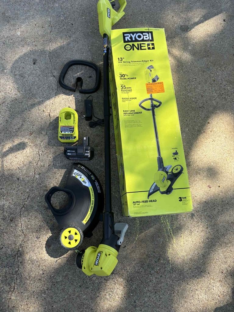 Ryobi 18v string Trimmer/ Edger