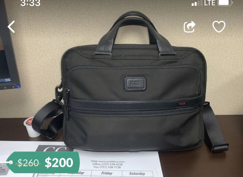 Tumi Laptop Breifcase - now 100$ !!