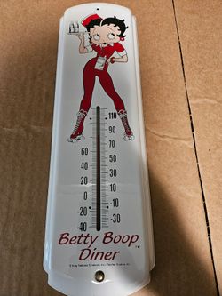 Betty Boop Diner Wall Thermometer