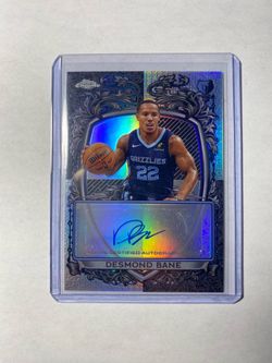 Desmond Bane 2025-26 Topps Chrome Refractor Auto Style Memphis Grizzlies #SS-DB