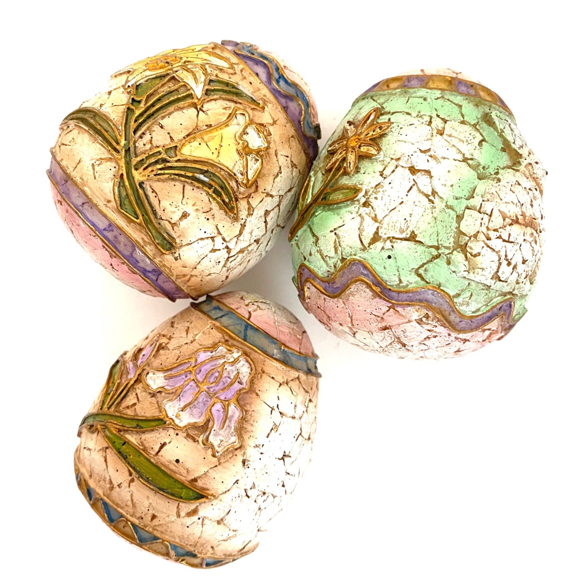 Easter egg decoration (set of 3)