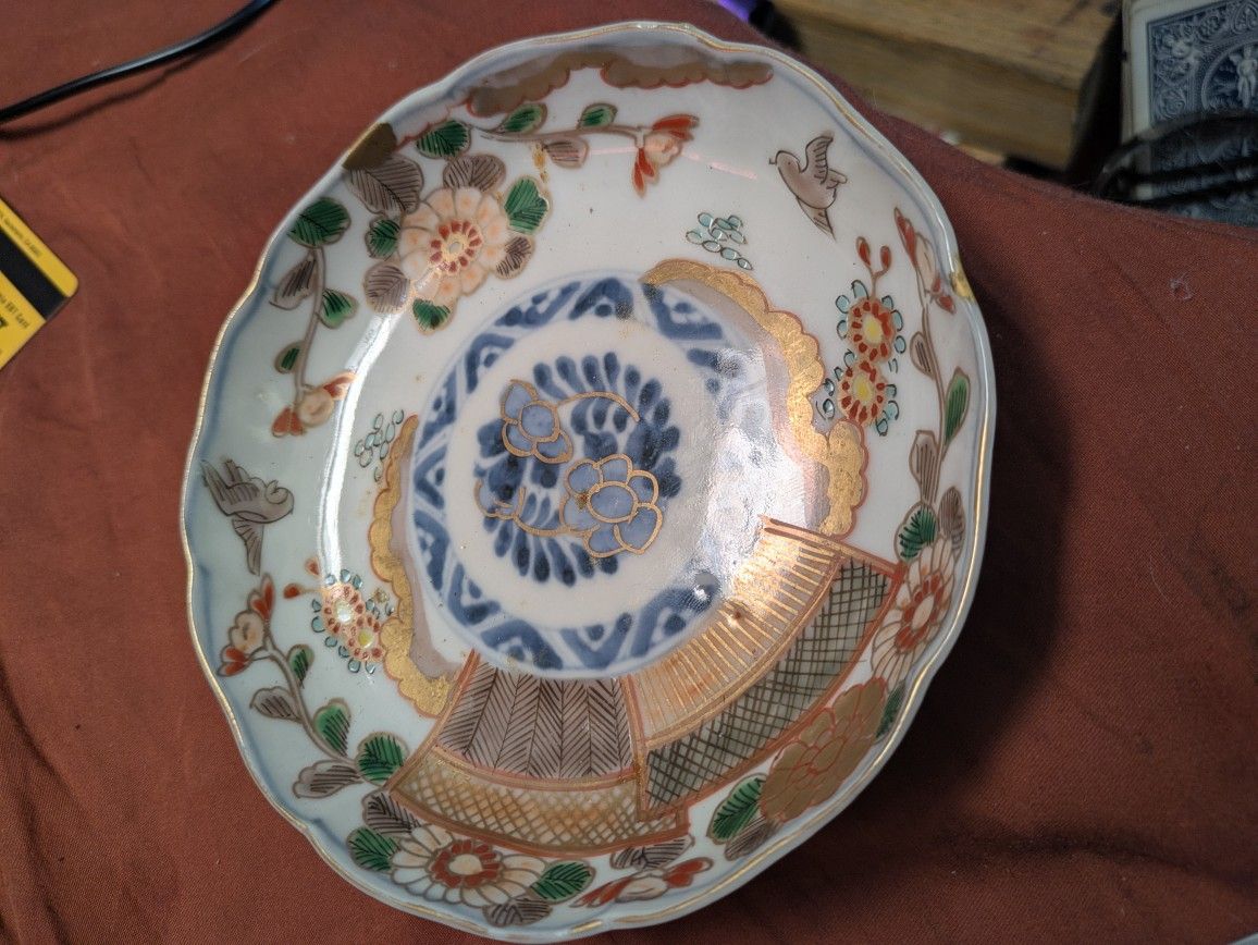Antique Imari Hand Painted Japanese Porcelain