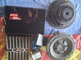 Rockford fosgate punch amp and speakers and cerwin vega amp 1000.1