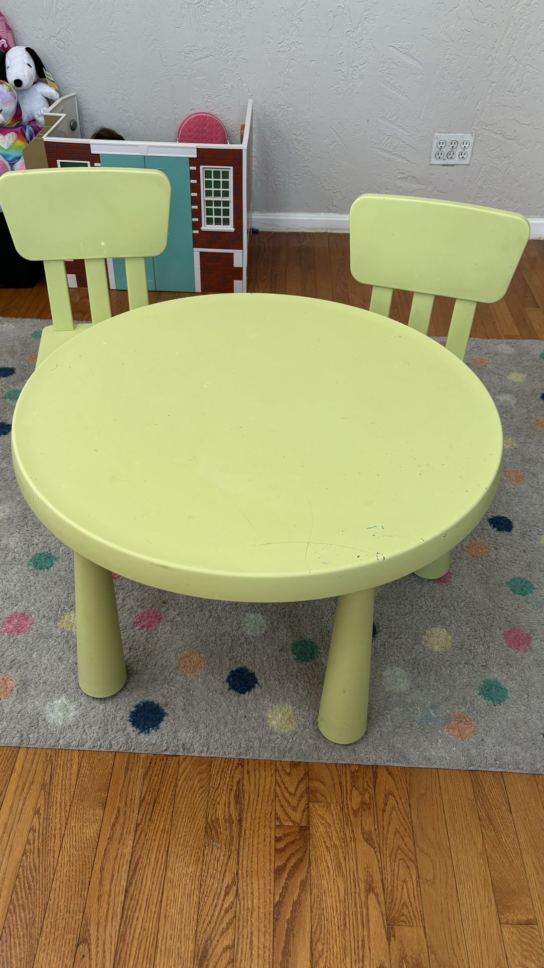 IKEA KIDS TABLE WITH CHAIRS