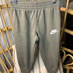 Nike Boys Sweatpants Green/Grey Size 4-5 Years