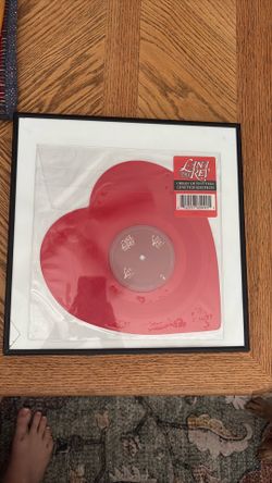 Lana Del Rey Lust for Life Heart shaped vinyl