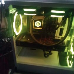 2 Gaming Desktops 2 Monitors + Microphone Keyboard And Mouse