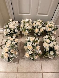 Silk wedding flowers