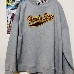 Vintage Sweatshirt Florida State W/tags 2X Red Oak