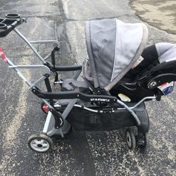 Sit N Stand  Double  Stroller  