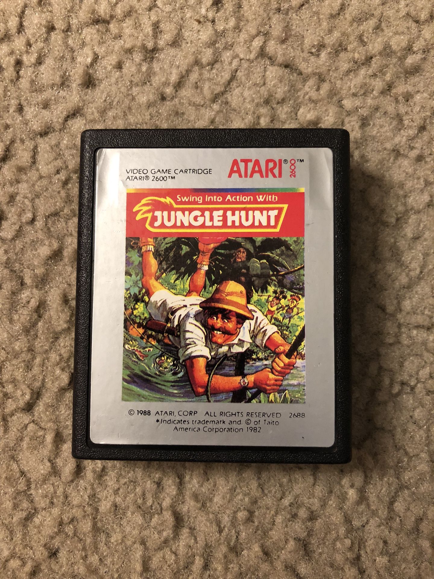 Jeu Atari 2600 - Jungle Hunt - Jeux vidéo
