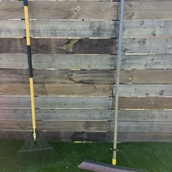 Rake And Contractors Broom