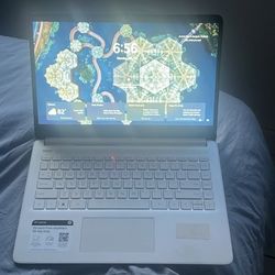HP - 14" Laptop - Intel Celeron - 4GB Memory - 64GB eMMC - Snowflake White