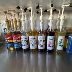 MONIN & TORANI SYRUPS