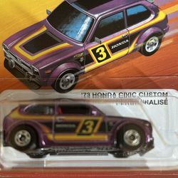 Hot Wheels Hot Ones 73 Honda Civic Custom