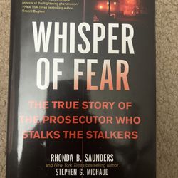 Whisper of Fear – True Crime Hardcover (Like New) - $5 OBO