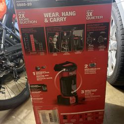 Milwaukee Back Pack Vacuum 