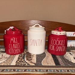 Rae Dunn Christmas Canisters